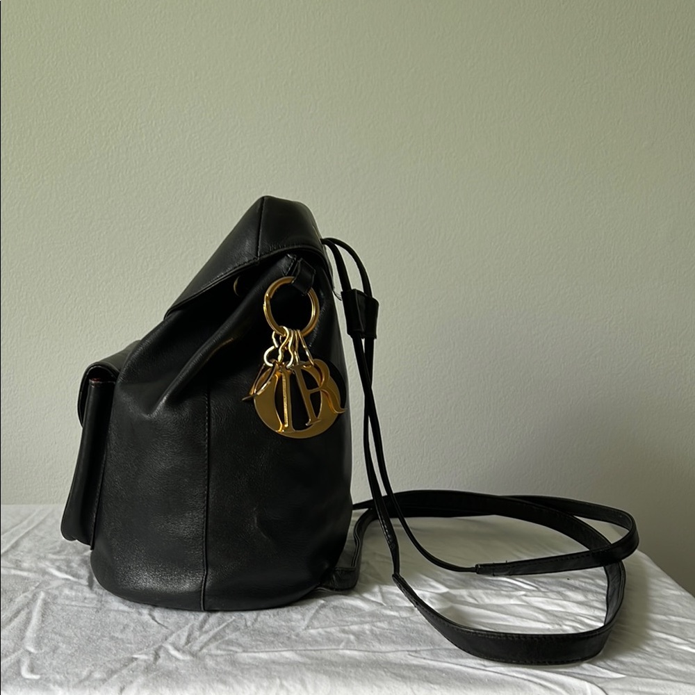 Vintage Dior Leather Mini Backpack